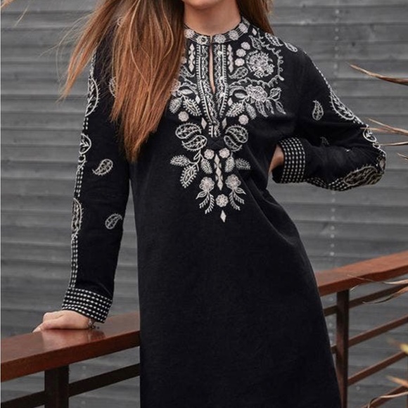 MAHALIA HENLEY TUNIC DRESS - Picture 1 of 3